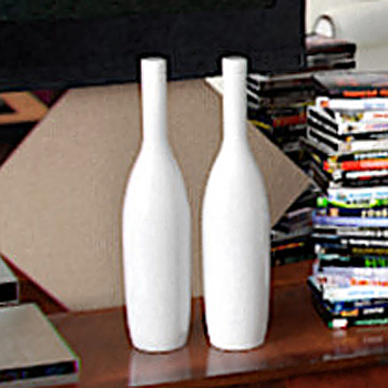 simple white vase 3D model 