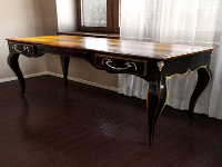 The European wooden table 3D model
