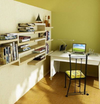 Modern minimalist study
