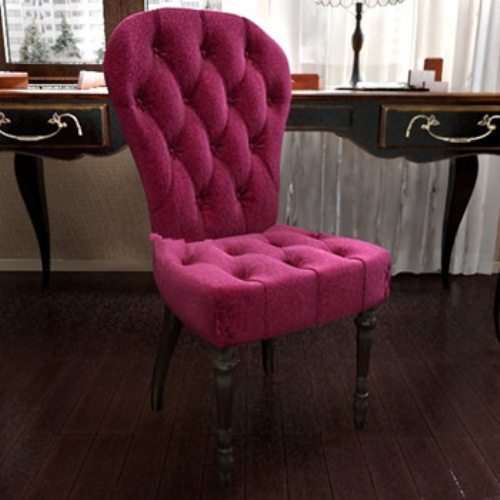 Pieces of red Armchair Model