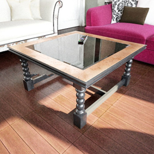 Simple coffee table 3d model