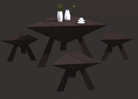 Leisure trio cafe