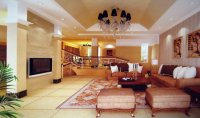 Duplex spacious living room