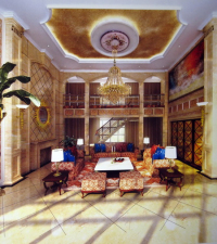 Magnificent European-style living room