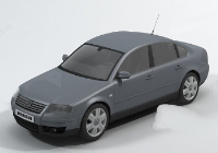 Gray sedan model