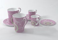 Coffee cup model