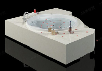 Luxury bath model