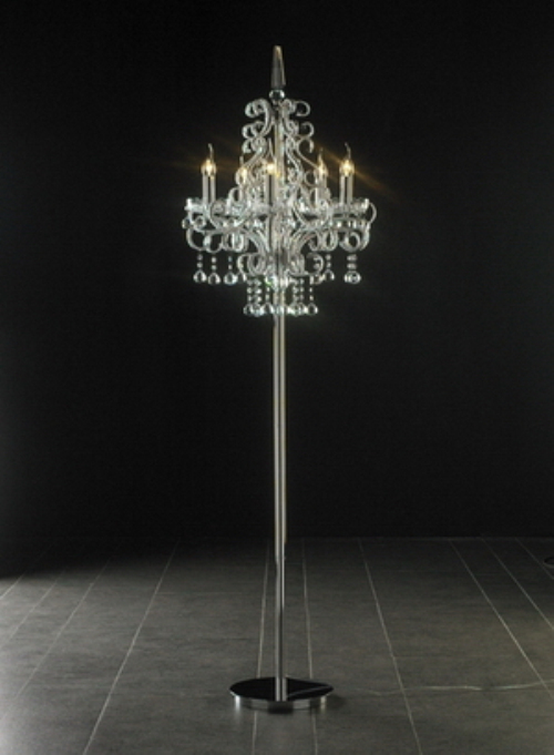 Crystal floor lamp 3D models