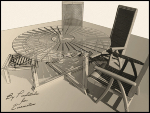 Retro casual furniture models