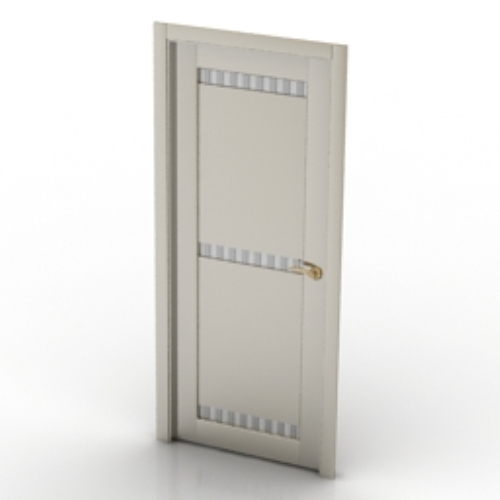 Model home white door