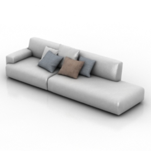 white couch model