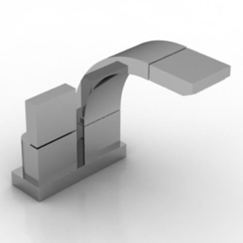 Metal faucet model