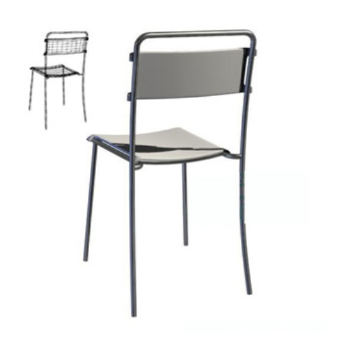 Iron chair 3d model