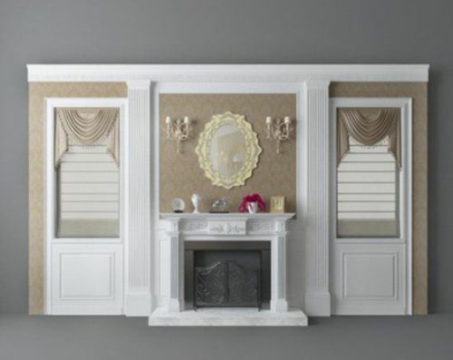 White background model of high-grade TV