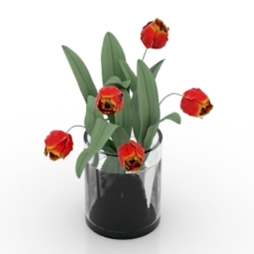 Flower pot model