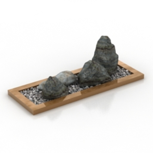 miniature rockery jewelry model