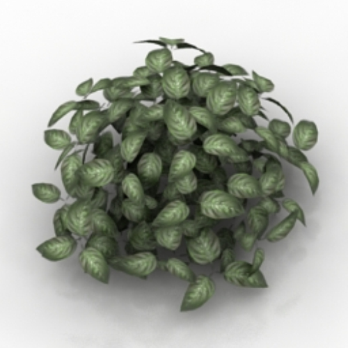 lush grass 3d model