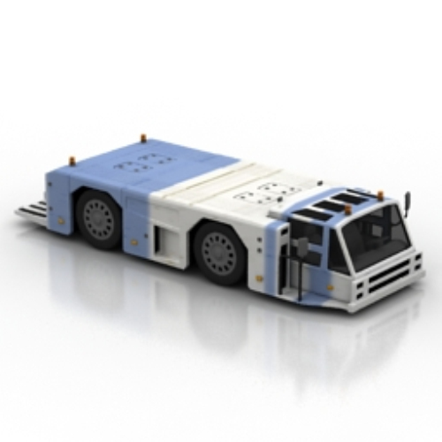 blue airport bus 3d models