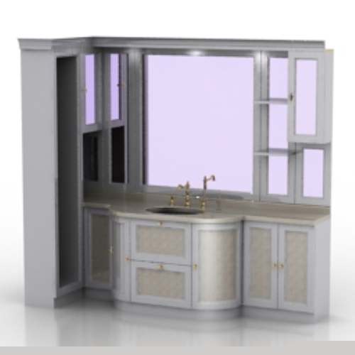 kitchen closet full set of models
