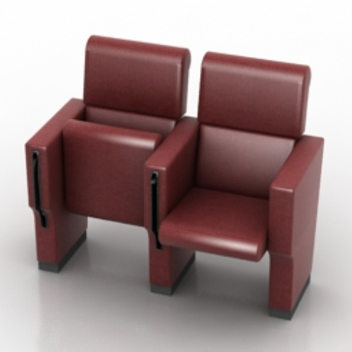 Brown leather model with stand