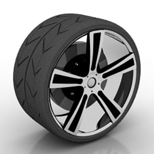 Car tire model