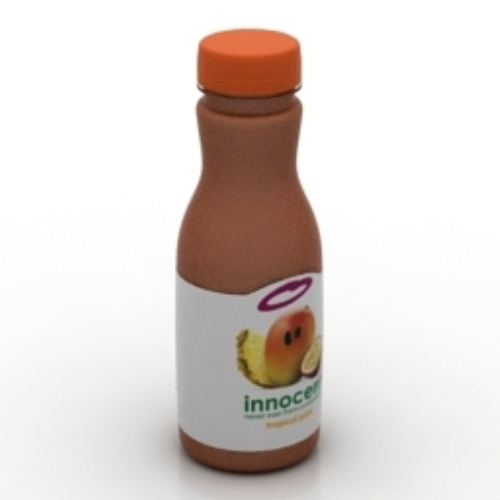 apple vinegar bottle model