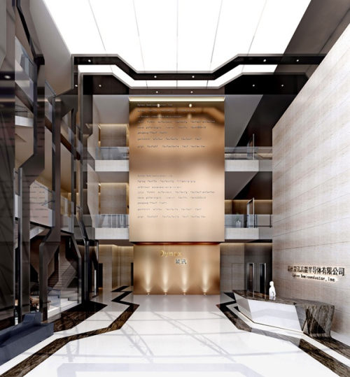 Company business hall 3d models