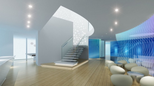 nice clean stairwell 3D models
