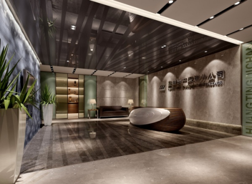 company reception hall 3d models
