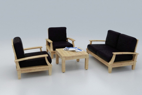 Sofa combination 3D model design