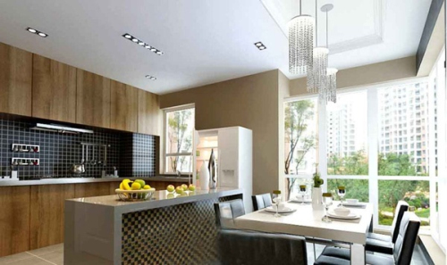 Simple and stylish kitchen restaurant 3D model