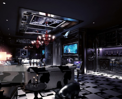 Art Bar 3D model of modern technology