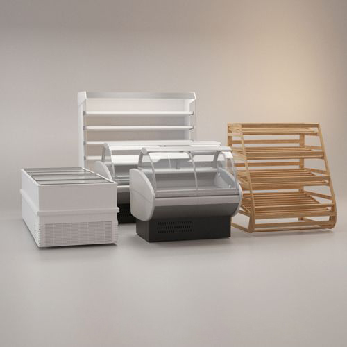 Supermarket freezer model